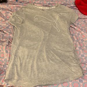 PUMA Grey lightweight T-shirt Sz Lg
